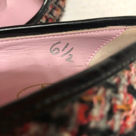 RED Valentino patent bow & tweed heels - Picture 12 of 12